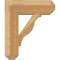 Ekena Millwork Funston Craftsman Rough Sawn Bracket w/ Offset Brace, Western Red Cedar, 8"W x 22"D x 26"H BKT0806X22X26FST04RWR - alternate 4
